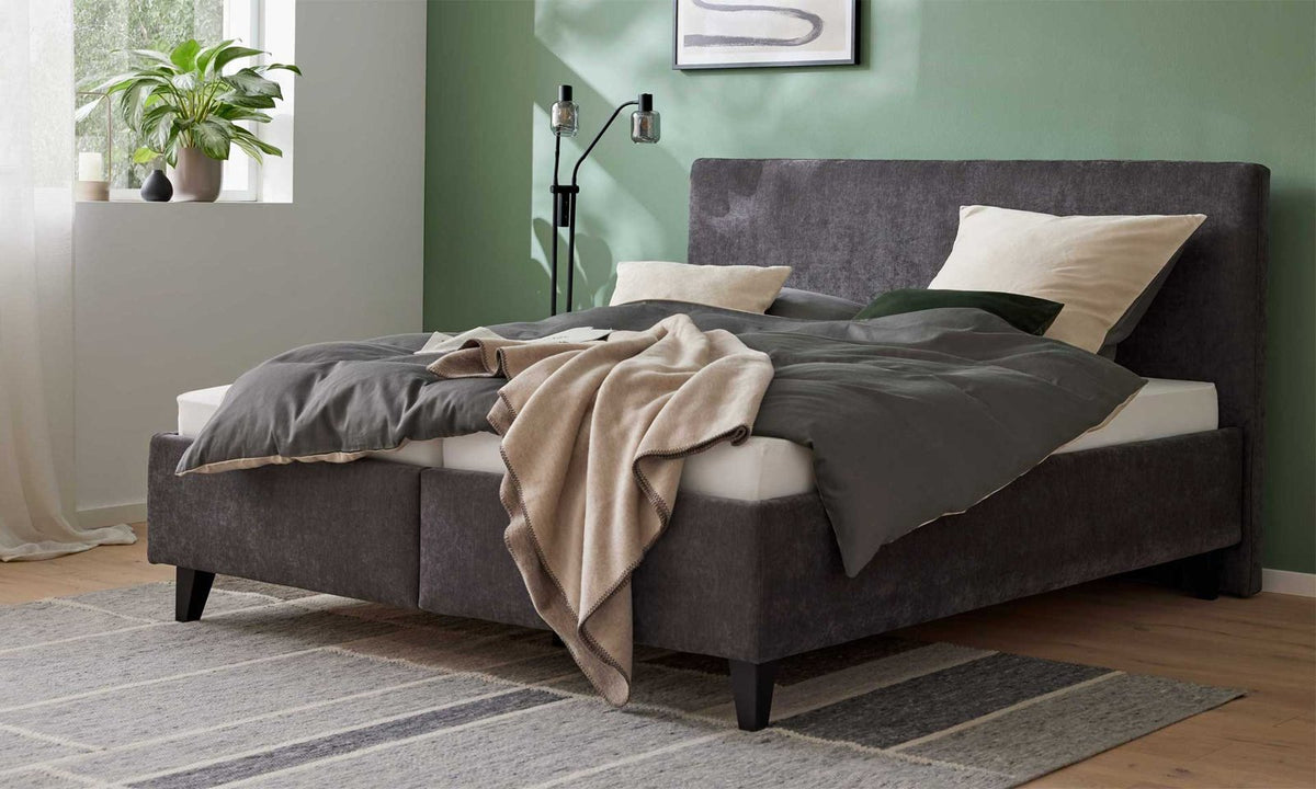 Polsterbett Serie 1420 Anthrazit Ansicht