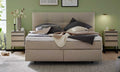 Boxspringbett Serie 1421 in Leinen