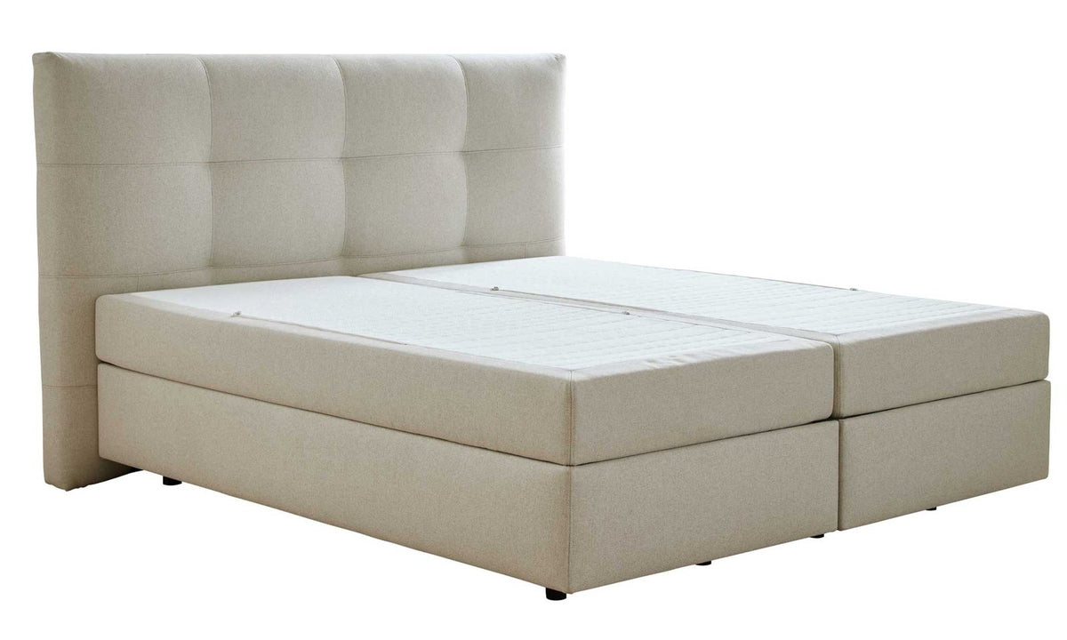 Boxspringbett Serie 1421 Leinen Ansicht