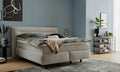 Boxspringbett Serie 1421 in Taubengrau