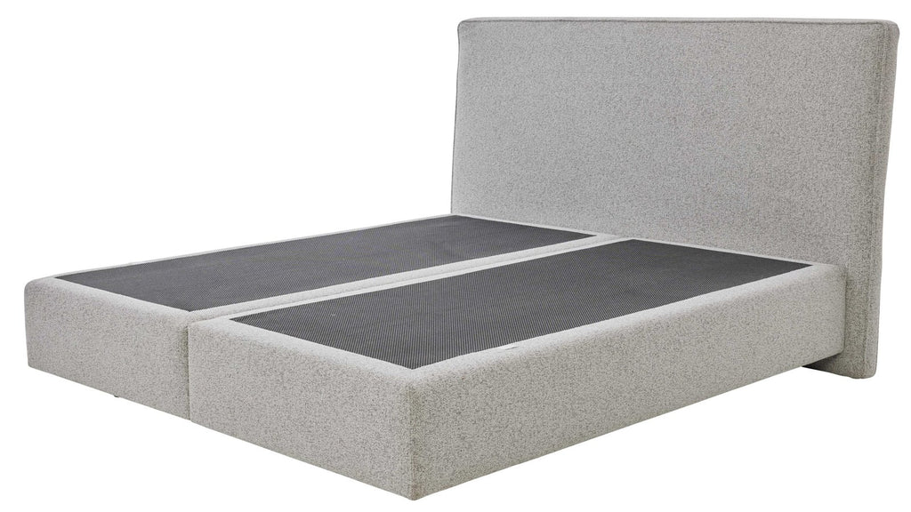 Boxspringbett Serie 1421 Hellgrau Ansicht