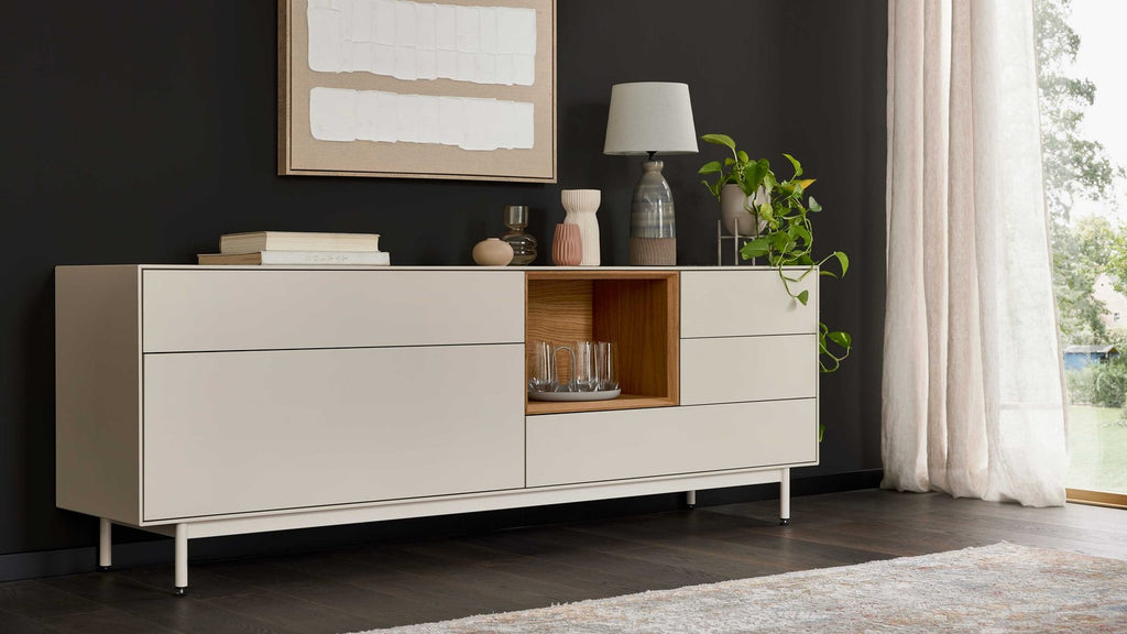Interliving Sideboard Beige mit Klapptür