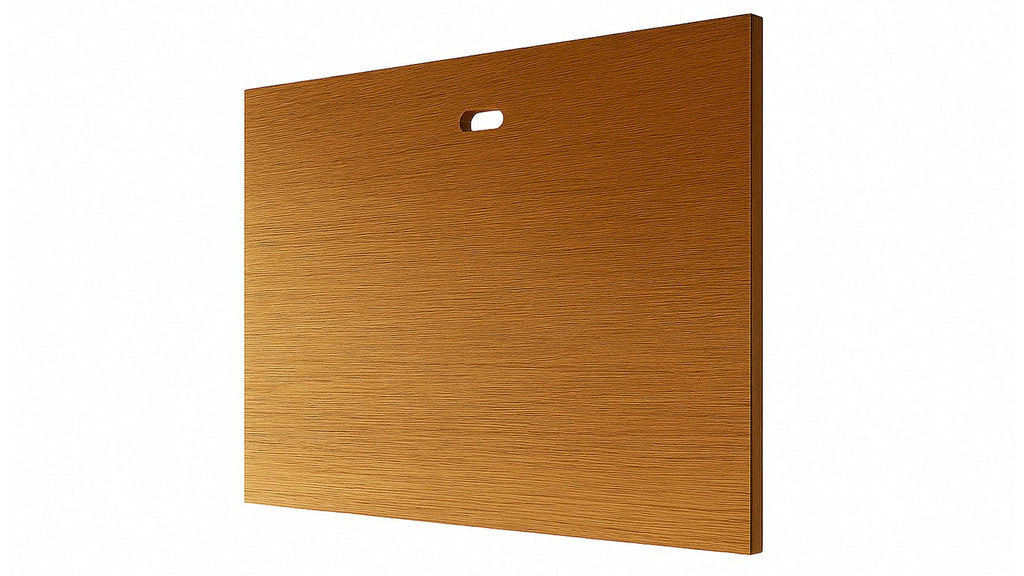 Interliving TV-Wand Serie 2034 in Schwarz mit offenem Holzfach