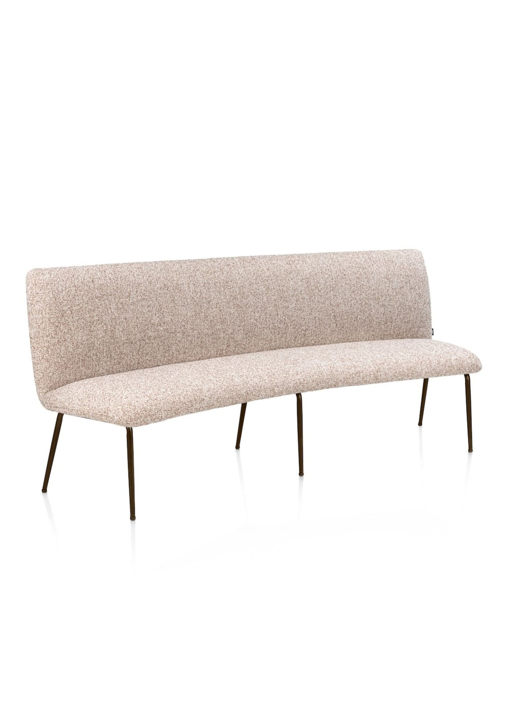 Henders & Hazel Bovina Esszimmerbank 210 cm – Stoff Luton Kupfer