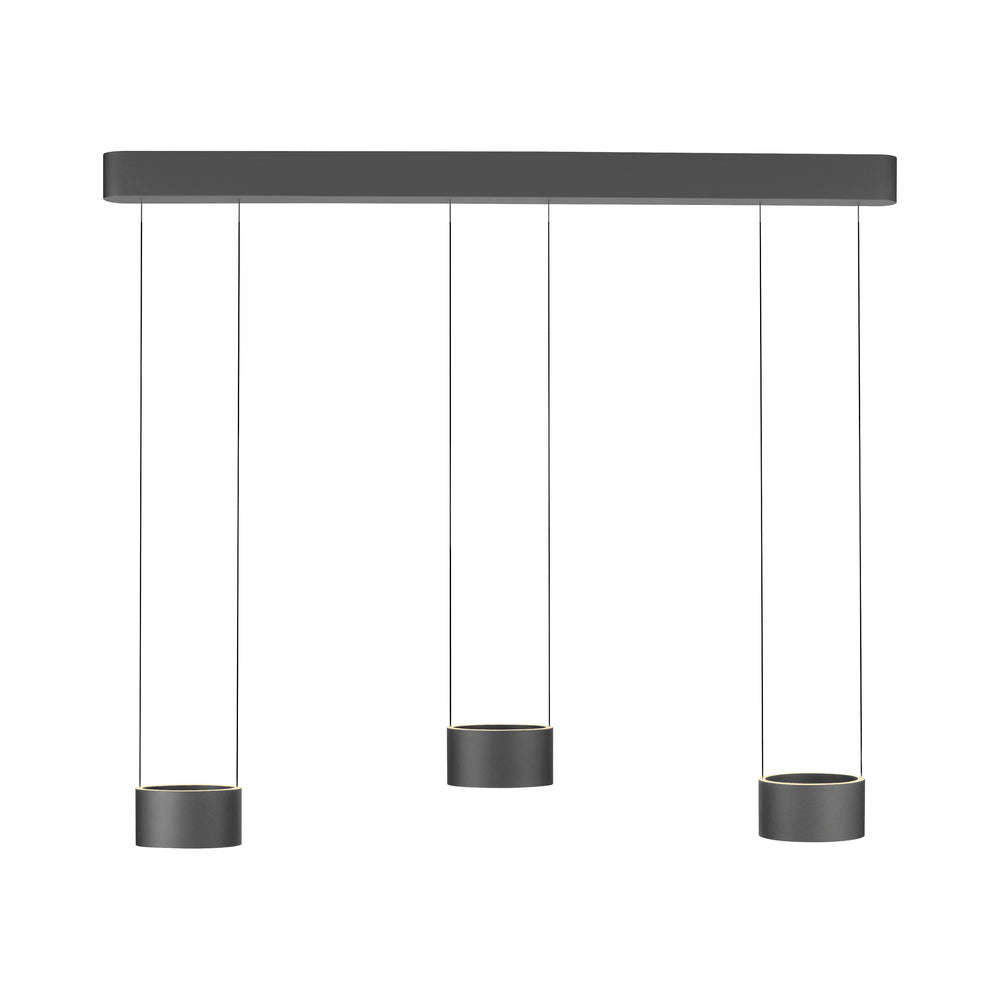 LED Pendelleuchte PURE Clipse, mystic-grey (grau), Fernbedienung, Comfort Lift