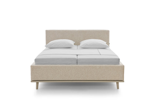 Delphi – Polsterbett in Stoff Caesar Beige