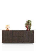 Henders & Hazel Gijón Sideboard 200 cm – 2 Türen, 2 Schubladen, mit Sockelleiste