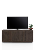 Henders & Hazel Gijón TV-Sideboard 180 cm – 2 Türen, 2 Schubladen, mit Sockelleiste