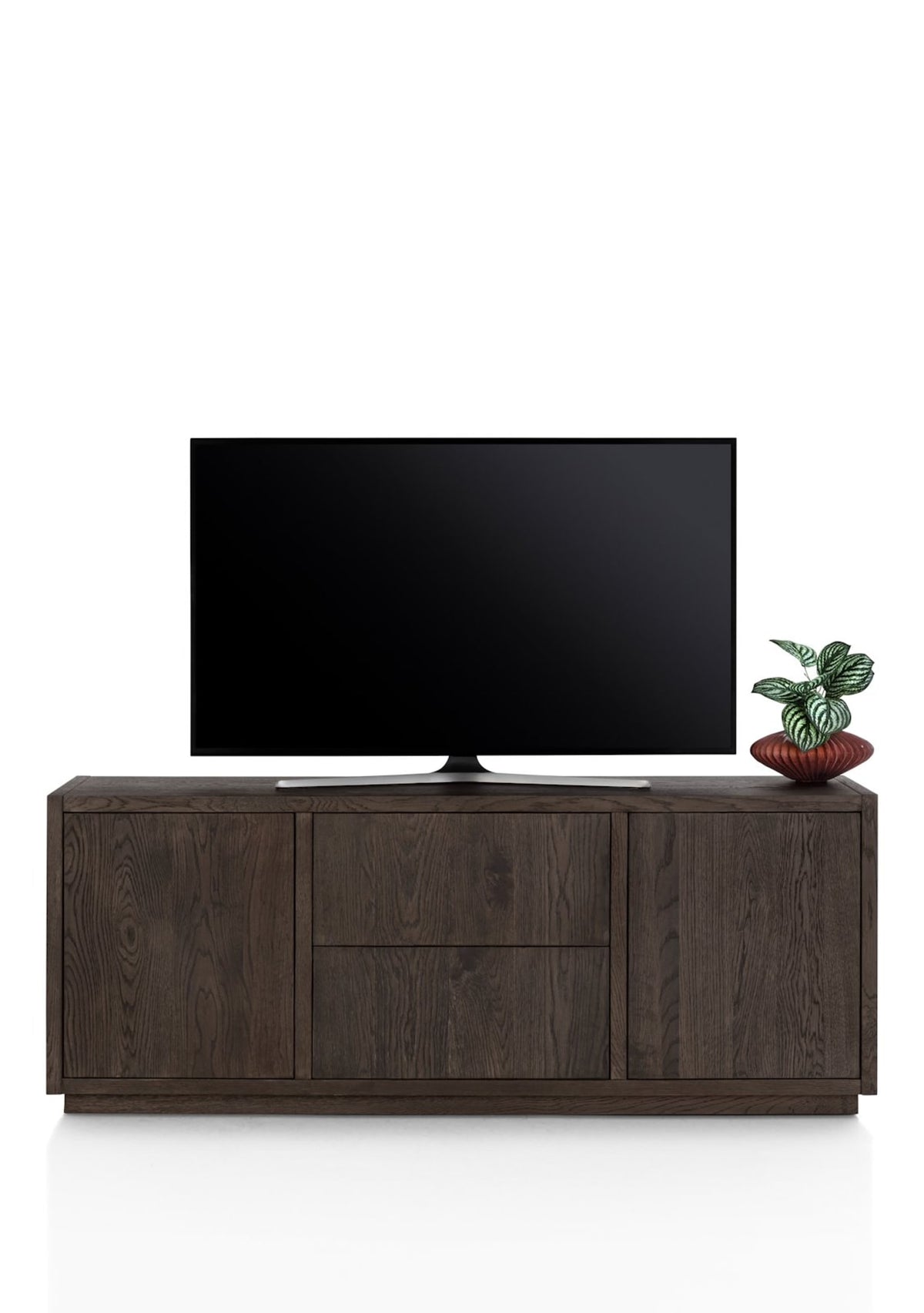 Henders & Hazel Gijón TV-Sideboard 180 cm – 2 Türen, 2 Schubladen, mit Sockelleiste