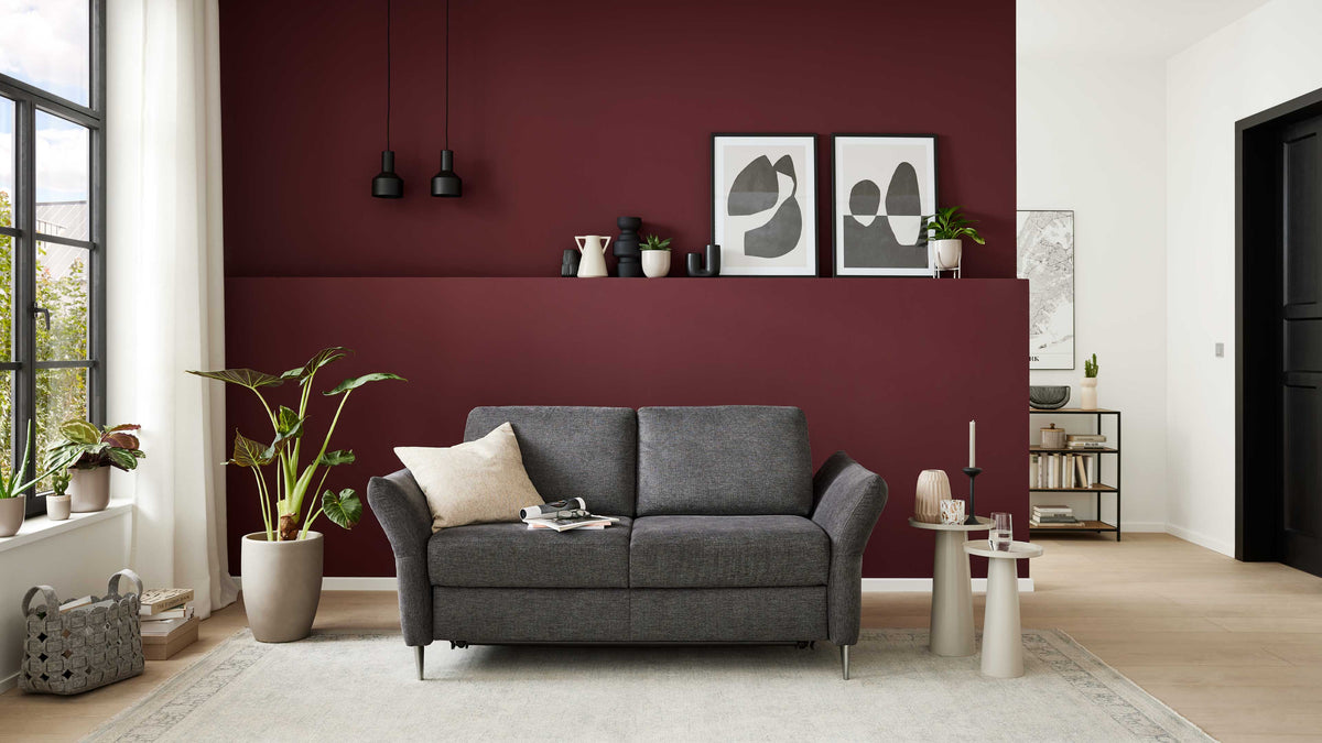 Interliving Schlafsofa Serie 4700 Einzelsofa Anthrazit