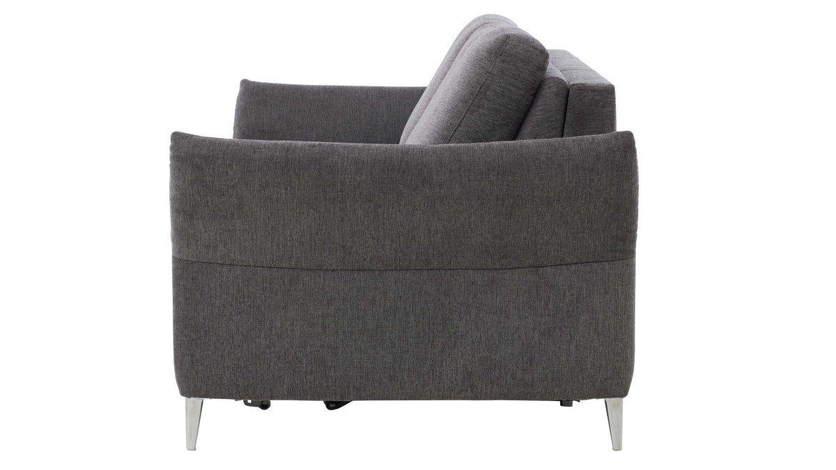 Interliving Schlafsofa Serie 4700 Anthrazit Seitenansicht