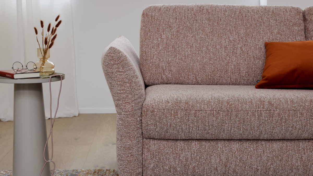 Interliving Schlafsofa Serie 4700 Rosa Detail
