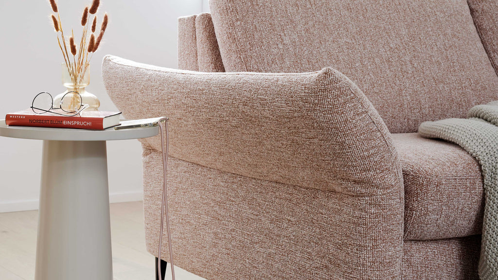 Interliving Schlafsofa Serie 4700 Rosa Liegefläche