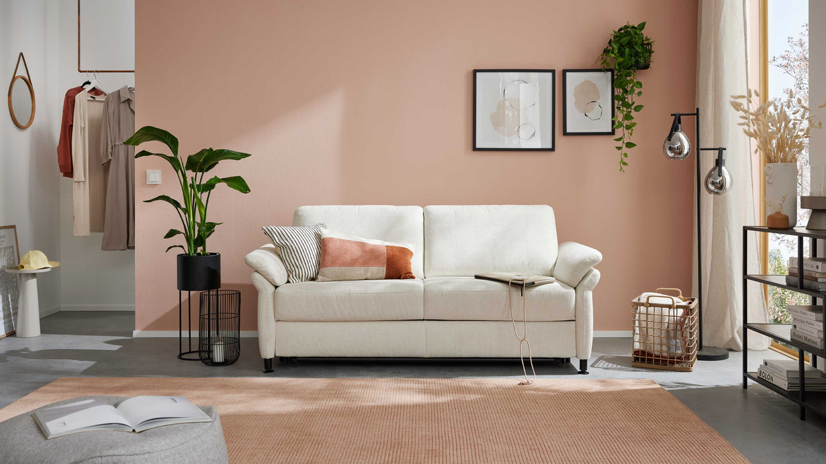 Interliving Schlafsofa Serie 4700 Einzelsofa Creme
