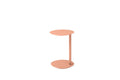 JustB! KM100 – Beistelltisch in Stahl pulverbeschichtet blush
