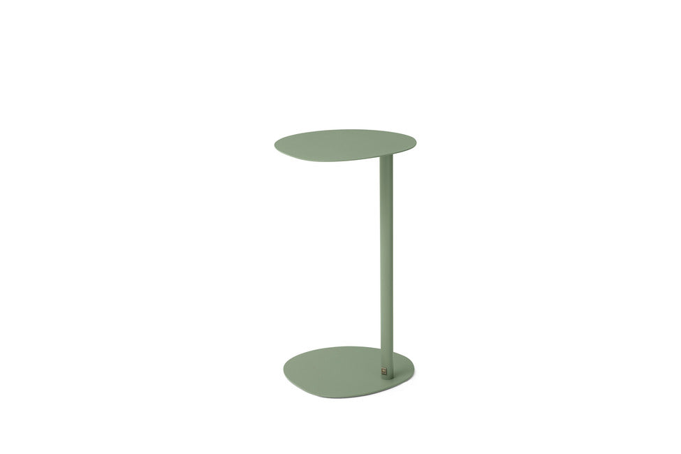 JustB! KM100 – Beistelltisch in Stahl pulverbeschichtet dusty green