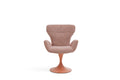 JustB! SP150 – Schalenstuhl mit Tulepnfuß in Stoff blush