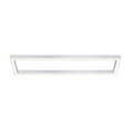 LED Deckenleuchte PURE Lines Square diamond, (alu) Frame 110x30cm
