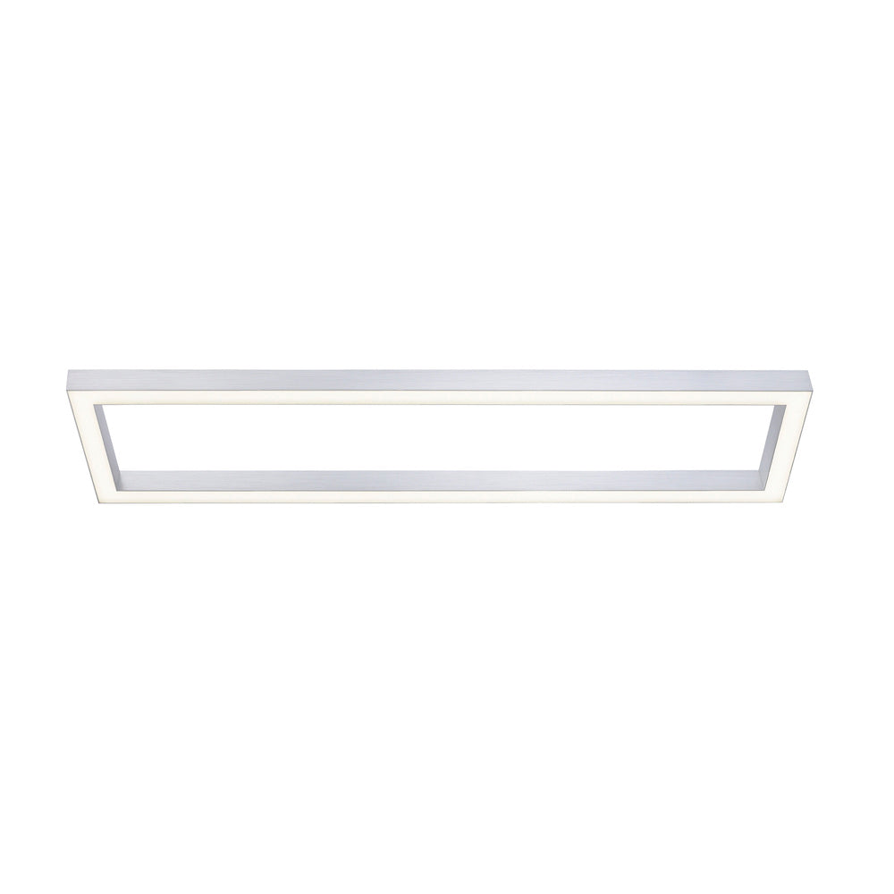 LED Deckenleuchte PURE Lines Square diamond, (alu) Frame 110x30cm