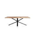 Henders & Hazel Living Massivholz-Esstisch 210 cm – Burned Kikar