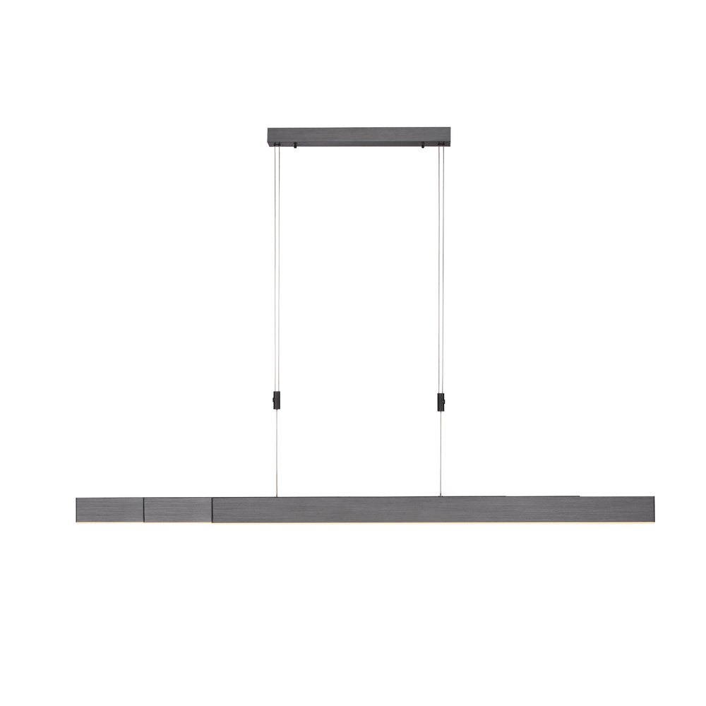 LED Pendelleuchte PURE Moto e-SLIDE® platin (grau)
