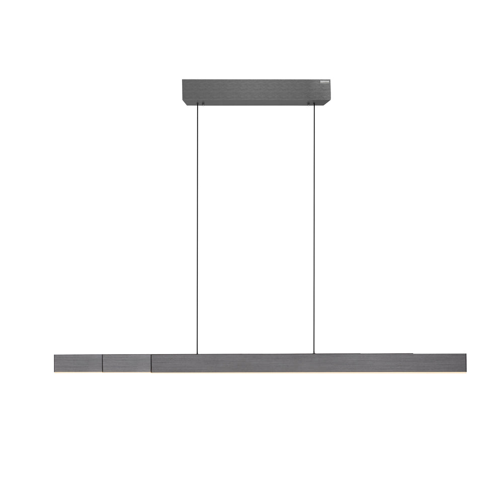LED Pendelleuchte PURE Moto-Rise platin (grau) elektrisch