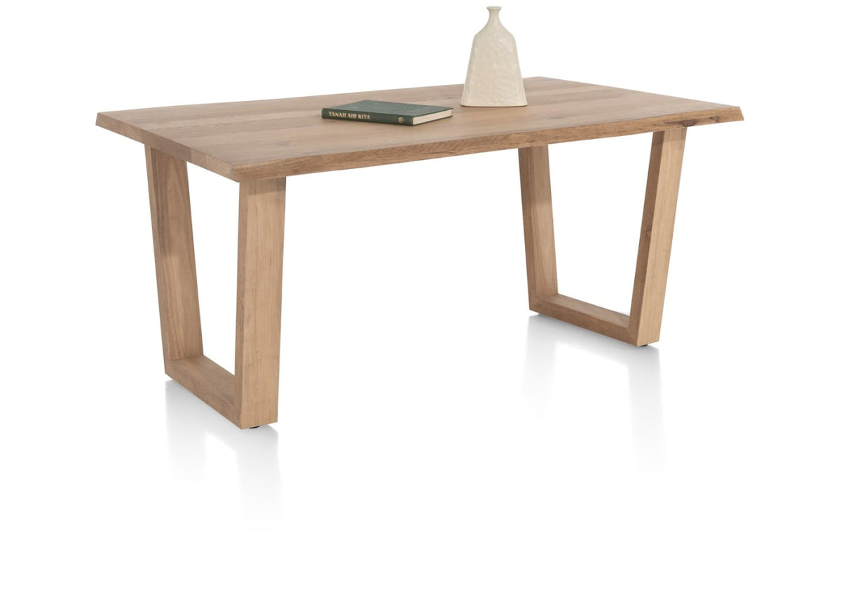 Henders & Hazel Nyborg Esstisch 200 x 100 cm – Baumkante, V-Fuß Holz