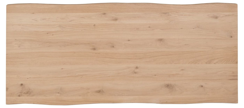 Henders & Hazel Nyborg Esstisch 200 x 100 cm – Baumkante, V-Fuß Holz