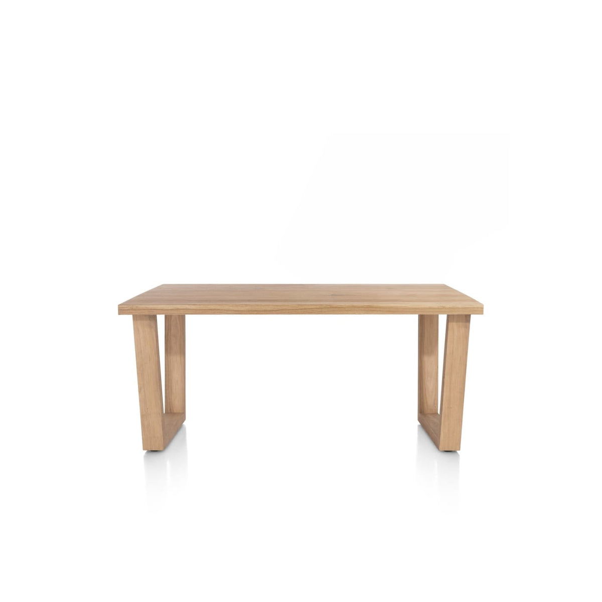 Henders & Hazel Nyborg Esstisch 200 x 100 cm – Baumkante, V-Fuß Holz