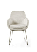 Tavia – Schalenstuhl in JAB-Stoff creme