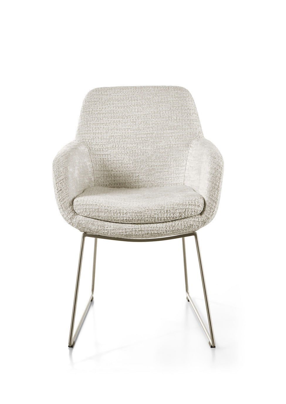 Tavia – Schalenstuhl in JAB-Stoff creme