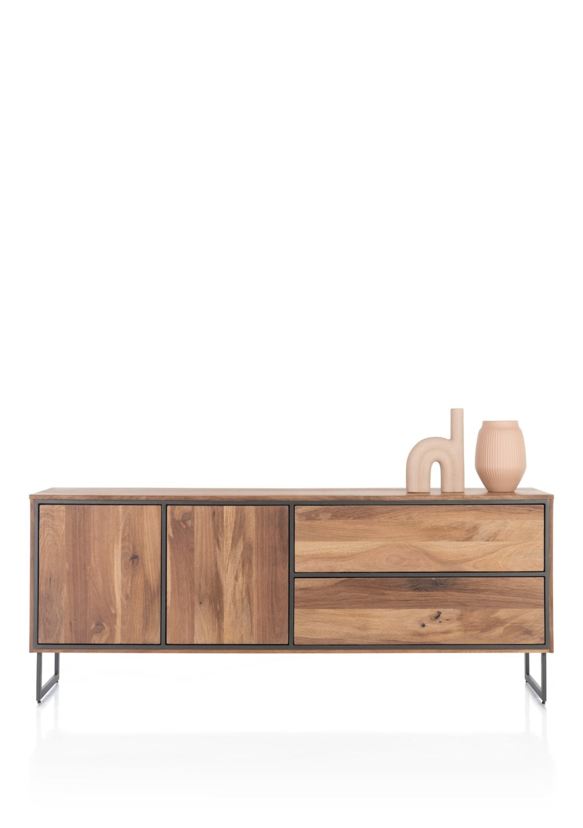 Henders & Hazel Trapani Sideboard 200 cm – 2 Türen, 2 Schubladen