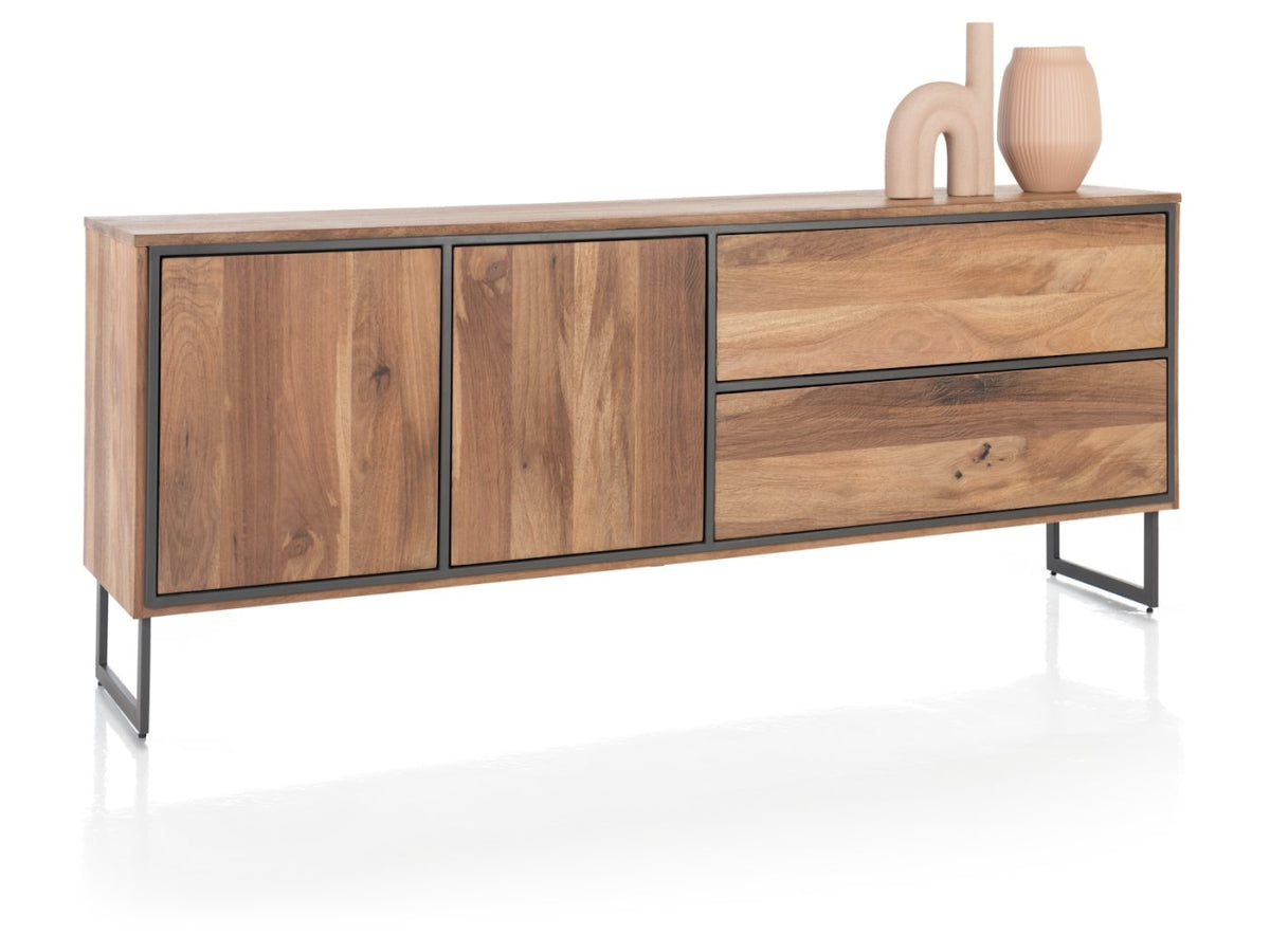 Henders & Hazel Trapani Sideboard 200 cm – 2 Türen, 2 Schubladen