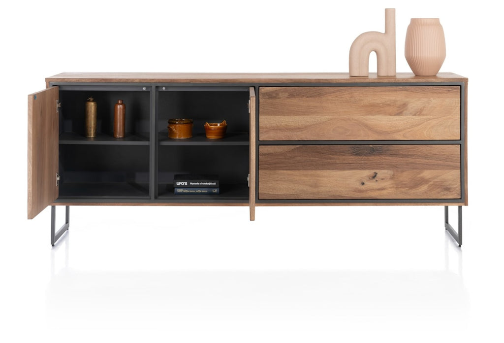 Henders & Hazel Trapani Sideboard 200 cm – 2 Türen, 2 Schubladen