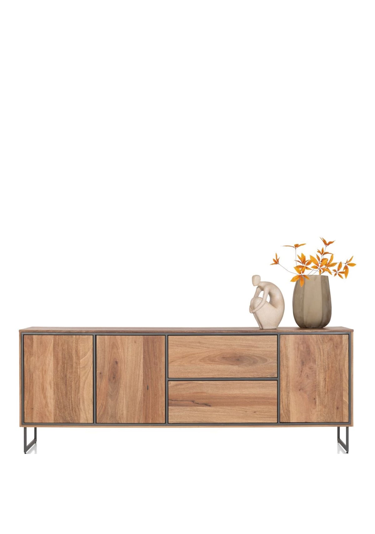 Henders & Hazel Trapani Sideboard 200 cm – 2 Türen, 2 Schubladen