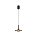 LED Pendelleuchte PURE Vitrum, platin (grau), dimmbar, höhenverstellbar