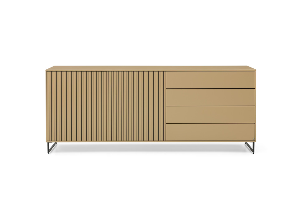 Musterring Kara-Frame – Highboard in Lack marchiata